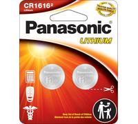 Panasonic CR1616 3.0 Volt Long Lasting Lithium Coin Cell Batteries in Child Resistant, Standards Based Packaging, 2-Battery Pack