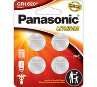 Panasonic CR1620 3.0 Volt Long Lasting Lithium Coin Cell Batteries in Child Resistant, Standards Based Packa