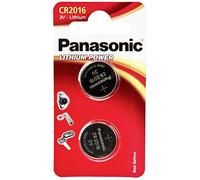 Panasonic Lithium Pack Of 2 Coin Cell Cr2016 Batteries PANACR2016-B2