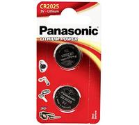Panasonic CR2025 Specialist Lithium Coin Battery (Pack of 2)
