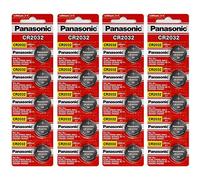 Panasonic CR2032 3 Volt Lithium Coin Battery (20 Batteries)