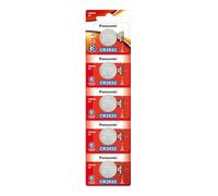 Panasonic CR2032 3V Lithium Battery 2PACK X (5PC) =10 Single Use Batteries