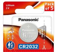Panasonic CR2032 3V Lithium Battery 2PACK X (5PC) =10 Single Use Batteries