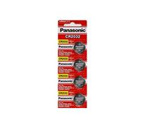Panasonic CR2032 battery lithium button cell 3 V, pack of 4