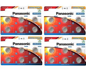Panasonic CR2032 Lithium 3V Coin Battery 1 2 4 6 8 10 12 18 24PK long expiry