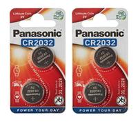 Panasonic Cr2032 Lithium Coin Batteries - Pack Of 4