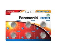 Panasonic Cr2032 Lithium Coin Batteries - Pack Of 6