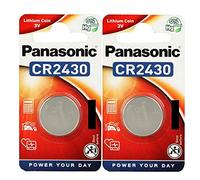 Panasonic CR2430 3V Lithium Battery (Pack of 2)