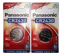 Panasonic CR2430 3V Lithium Battery (Pack of 2)