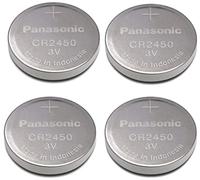 Panasonic Cr2450 Cr 2450 Lithium 3v Battery [ Pack of 4 ]