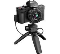 Panasonic DC-G100VEC-K Lumix EVIL Vlogging Camera 4K Recording (Sound Quality, 12-32mm F3.5 Lens, Compact and Lightweight, for Vlogger, Tripod Grip, Wi-Fi, Bluetooth, HDMI), Black