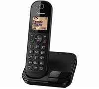 Panasonic Digital Cordless Phone, Call Blocker, LCD Screen, Black, KX-TGC410EB