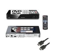 Panasonic DMP-BD84EB-K 2D - LAN (No WiFi) for DVD Regions 1-8 - Blu-ray Region B European Inc HDMI Lead- DMP-BD84 (Magicvision exclusive Bundle)