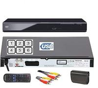Panasonic DVD-S500EB-K MULTIREGION DVD player with USB & RCA Cable/CD Ripping