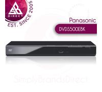 Panasonic DVDS500EBK DVD Player│USB Multi-Format Playback│Xvid Compatible│Black