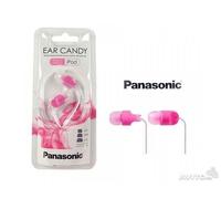 Panasonic Ear Candy RP-HJE100E-P In-Ear Headphones Pink S/M/L Earbuds 1.2m