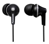 Panasonic Earphones Canal ErgoFit with 3 Size Ear Pads - RP-HJE125E-K BLK