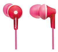 Panasonic Earphones Ergo Fit Ear Bud Powerful Sound Wider frequency Pink