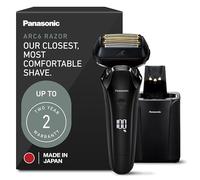 Panasonic Electric Razor for Men, Electric Shaver, ARC6 Six-Blade Electric Razor with Premium Automatic Cleaning and Charging Station, ES-LS9A-K (Black)