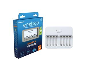 Panasonic eneloop 8 Cells Charger Smart Rechargeable AA AAA batteries BQ-CC63