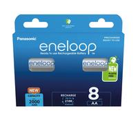 Panasonic Eneloop 8x (AA) 2000mAh Rechargeable Batteries | ✅ 5 years warranty