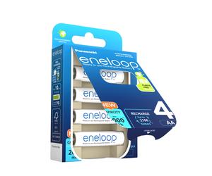 Panasonic Eneloop AA 2000mAh Batteries x 4 BK-3MCDE-4BE Genuine Latest