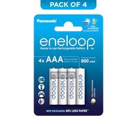 eneloop AAA/Micro Ni-MH battery (4-pack), rechargeable battery | 800 mAh, 2000 recharge cycles, ready to use with low self-discharge