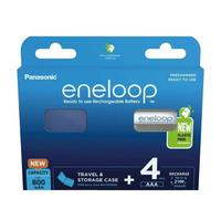 Panasonic Eneloop AAA rechargeable batteries 4 pcs. and storage case