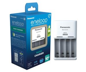 Panasonic Eneloop BASIC Charger BQ-CC51E EKO - Ni-MH - EU Plug + Adapter