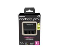 Panasonic eneloop SmartPlus charger | for 1-4 AA/AAA Ni-MH batteries, with 4 LED indicators & 10 safety features