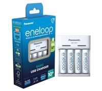 Panasonic Eneloop BQ-CC61 Basic USB charger Rechargeable + 4 AA NiMh batteries