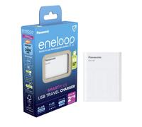Panasonic Eneloop BQ-CC87 Smartplus USB Travel Charger + 4 AA NiMH batteries