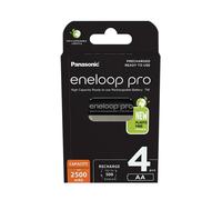 Panasonic Eneloop Pro 4 Pack Rechargeable AA Batteries for Smart Devices