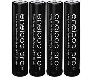 Panasonic Eneloop Pro AAA Micro 930mAh Eneloop NiMH Ready to Use Rechargeable Battery BK 4HCCE/4BE (4 Eneloop Pro Batteries),BK-4HCC