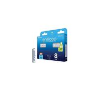 Panasonic eneloop ready-to use Ni-MH battery, AA/Mignon, 8-pack, improved capacity of min. 2000 mAh, 2100-charge cycle life, high power performance,