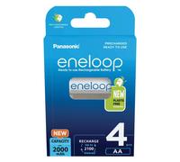 Panasonic ENELOOP Rechargeable Ni-Mh Batteries 4x AA 1.2V 2000mAh