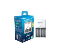 Panasonic eneloop Smart 2 Charger for 4 or 6 AA/AAA NI-MH Batteries with 2 LED-Indicators and 6 Security Functions, Blue