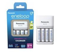 Panasonic Eneloop Smartplus Charger BQ-CC55 Rechargeable + 4 AA NiMh batteries