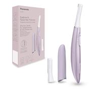 Panasonic ES-WF71-V503 Eyebrow & Facial Hair Trimmer for Women, Eyebrow Shaper, Flexible Head, Hypoallergenic Stainless Steel, AAA Battery Operated, Light Purple
