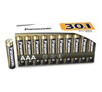 Panasonic EVERYDAY POWER AAA batteries, pack of 30 alkaline batteries, AAA, Micro, LR03, 1.5V, 100% cardboard, plastic-free packaging, batteries for reliable energy in daily use