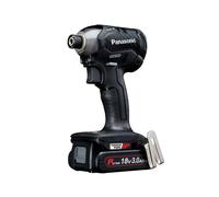 Panasonic Ey76A1Pn Smart Brushless Impact Driver 18V 2 X 3.0Ah Li-Ion In Black Black One Size