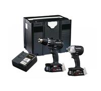 Panasonic EYC232LJ Smart Brushless Drill Driver 2 Pack with 18V 3Ah Li-ion Batteries