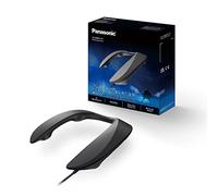 Panasonic GN01E Sound Slayer Wearable Immersive Gaming Speaker System, built in Microphone with Echo Cancelling - Black