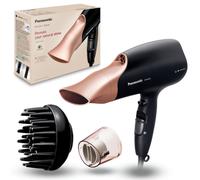 Panasonic Healthy Shine Protection Hair Dryer for Frizz-Free, Shiny Hair & Fast with Nanoe™ Technology - Black/Rose Gold, EH-NA65