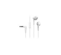 Panasonic In-Ear Wired Headphones with Microphone white