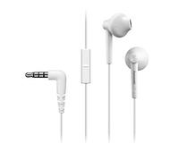 Panasonic In-Ear Wired Headphones with Microphone white