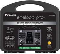 Panasonic K-KJ17KHC82A eneloop pro High Capacity Power Pack, 8AA, 2AAA, with "Advanced" Individual Battery Charger and Plastic Storage Case