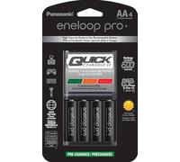 Panasonic K-KJ55KHC4BA Advanced 4 Hour Quick Battery Charger with 4AA eneloop pro High Capacity Rechargeable Batteries