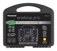 Panasonic K-KJ55KHC82A eneloop pro High Capacity Rechargeable Batteries Power Pack 8AA 2AAA 4 Hour Quick Battery Charger and Plastic Storage Ca