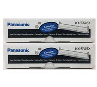 Panasonic KX-FA76X Original Black KX-FL501/KX-FLM551/KX-FLB750/KX-FLB751 x 2pcs